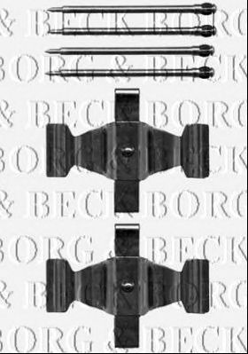 BORG & BECK bbk1320 -  Комплектующие, колодки дискового тормоза